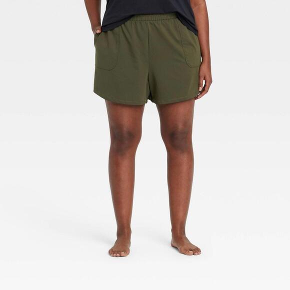 Women's Mid-Rise Knit Shorts 5" | All in Motion | 4X - Picture 8 of 8